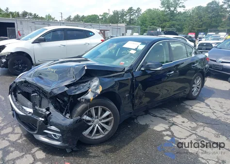 2017 Infiniti Q50 2.0T Premium из США, поврежденный, VIN JN1CV7AR6HM682328